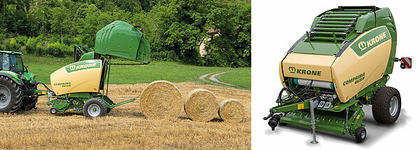 The variable round balers Comprima V