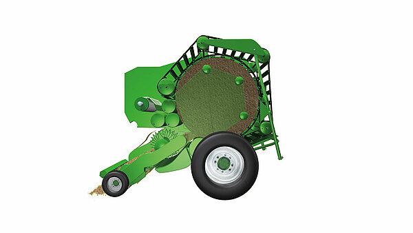 The unique semi-variable baling system